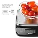 Tquens Food Kitchen Scale Digital Multi-Function Kitchen Food Scale With LCD Display and Tare Function Up To 11lb (5kg) Capacity with Units oz/ lb / g / ml