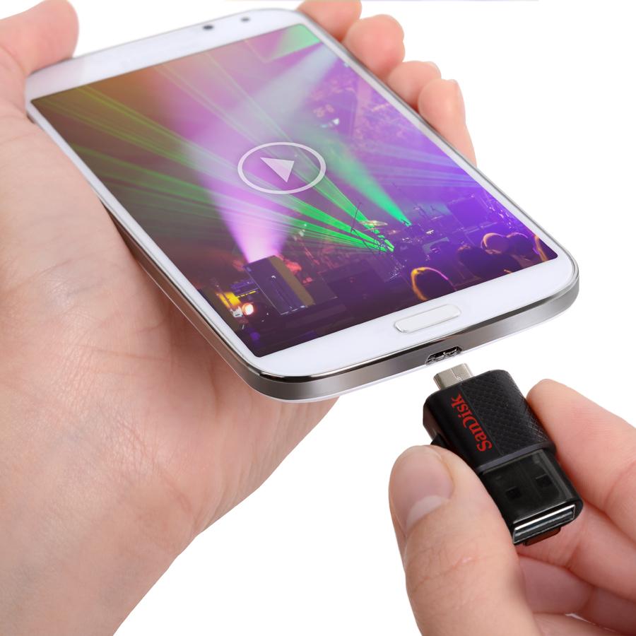 SanDisk Ultra 64GB Micro USB 2.0 OTG Flash Drive For