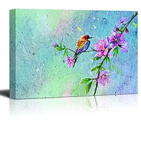 Canvas Wall Art Beautiful Abstract Flowers...