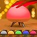 Intsun Children Kids Night Light, LED Silicone Toy Nightlight, Baby Rooms Nursery Lamps, Bedroom Touch Sensor Table Lamps Christmas Gifts with 4 Lighting Modes, 5 Colors,USB Rechargeable