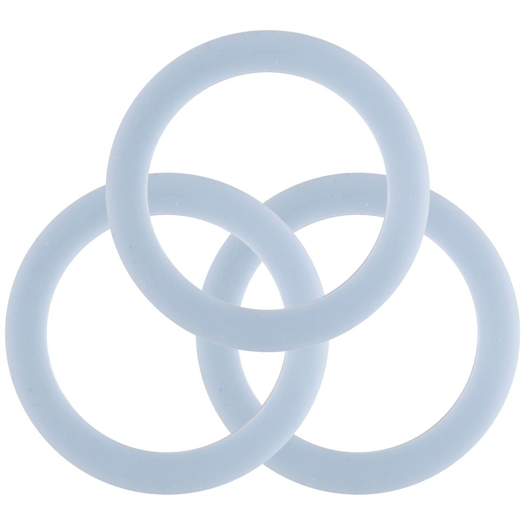 Felji 3 Pack Blender Replacement Rubber Plastic Gasket Ring Seal for Hamilton Beach