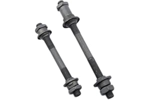 Meuey Lyot Bike Axle Black Hollow Hub Shaft Front and Rear Axle Kit Mountain Bike Quickly Releases Bike Hub 108mm，145mm-2PCS
