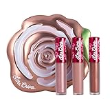Lime Crime Velve-tins Liquid Matte Lipstick Mini Velvetine Trios (Champagne Rose)