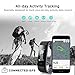 KINBOM Fitness Tracker, Heart Rate Monitor Color Screen Smart Watch with Sleep Monitor, Step Counter, Message Reminder, IP68 Waterproof Activity Tracker for Android＆iOS Smart Phone (Blackgreen)