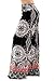 Uptown Apparel Womens Fold Over Waist Wide Leg Boho Printed Palazzo Pants!!