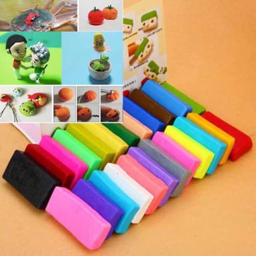 fimo Effect Blocks Hobby Toy Hot Assorted Craft Polymer Clay Mix 24 pcs DIY