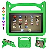 H D 8 Case,H D 8 Tablet Case-Dinines Shock Proof Handle Protector Stand Girls Boys 8inch Cover for Tablet 8 inch(6th / 7th and 8th Generation,2016/2017 and 2018 Releases) Grass