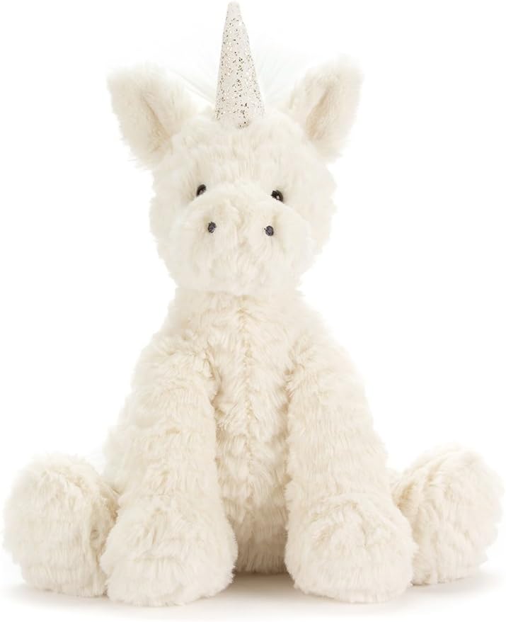 Jellycat Fuddlewuddle Unicorn Stuffed Animal, Medium, 9 inches: Toys & Games