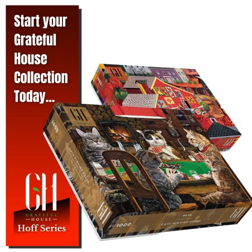 Grateful House Puzzles for Adults 1000 Piece. Special Edition Barn