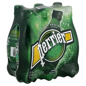 Image of PERRIER Sparkling Mineral Water, 16.9-Ounce Plastic Bottles, 6 Count (Pack of 2)