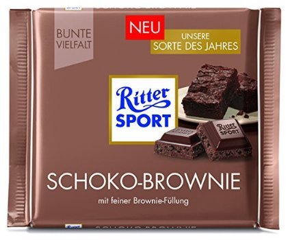 Ritter Sport Bunte Vielfalt Schoko Brownie Tafel Schokolade Mit