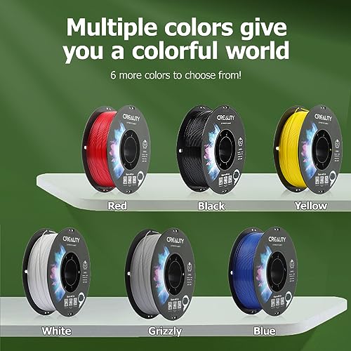 Official CREALITY PETG 3D Printer Filament 1.75mm 1KG (2.2lbs), High Precision Strong Toughness, Odorless Better Flow Moistureproof 3D Printing Ender Filament