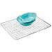 iDesign Gia Metal Grid, Non-Skid Protector for Kitchen, Bathroom, Basement, Garage Sink, 16.25