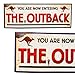 Australian Outback Sign