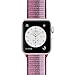 Winmy Sport Band Compatible with Apple Watch Bands 40mm 38mm, Woven Nylon Sport Loop Wristband Adjustable Closure Strap Replacement Strap for iWatch Series 4 3 2 1 - Berry Stripe