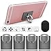 SENHAI Cell Phone Holder, 4 Pack Universal Smartphone Ring Grip Stand Car Mounts for iPhone, ipad, Samsung HTC Nokia Smartphones, Tablet (4 Black)