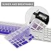 All-inside Ombre Purple Keyboard Cover for iMac Wired USB Keyboard