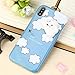 Case Cover For iPhone X, Squishy 3D Squeeze Cute Mochi Toy Silicone Back Soft (G)
