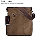 Zebella Casual Messenger Shoulder Bag for iPad Satchel Crossbody Canvas Bags