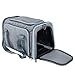 Petsfit Expandable Cat Carrier Dog Carriers,Airline Approved Soft-Sided Portable Pet Travel Washable Carrier for Kittens,Puppies,Removable Soft Plush mat and Pockets,Locking Safety Zippers