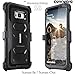 COVRWARE Aegis Series Case Compatible with Samsung Galaxy S8 with Full-Coverage Screen Protector, Heavy Duty Rugged Full-Body Armor Holster Case [Belt Swivel Clip][Kickstand], Black