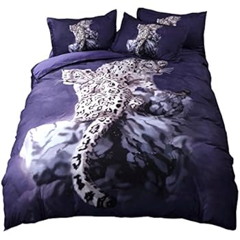 Amazon.com: Encoft 3D Leopard Bedding 3D African Leopard