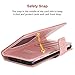 BENTOBEN Galaxy S9 Case, Galaxy S9 Wallet Case, Samsung S9 Glitter Bling Classy Leather Folio Flip Credit Card Holder Wristlet Shockproof Protective Phone Case for Samsung Galaxy S9, Rose Gold/Pink