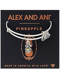Alex and Ani Pulsera de camino de símbolos Pineapple III para mujer