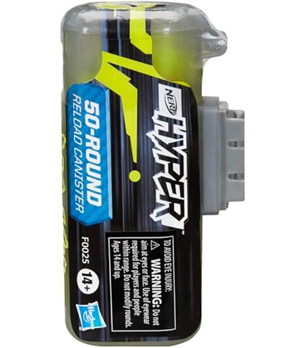 Tanica NERF Hyper Easy Reload Da 100 Round, Ricarica Veloce Per Blaster, Si Aggancia Alle Guide Tattiche