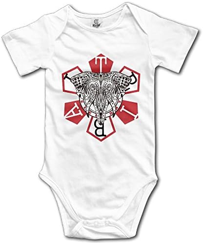 Tribal Elephant Puns Cute Short Sleeve Baby Girl Clothes Bodysuit Baby Unisex