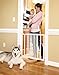 Storkcraft Easy Walk-Thru Wooden Safety Gate, White Adjustable Baby Safety Gate For Doorways and Stairs, Great for Children and Pets