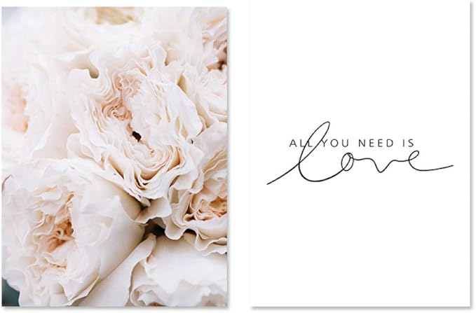 EDGIFT2 Modern Blush Pink Peonies All You Need