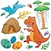 Edge Home Products Dinosaur Walltoons Wall Stickers