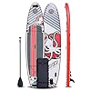 SJSF Y 11,9″/ 16″ Doppeldeck Aufblasbares Paddle Board, SUP, Stand-Up Paddleboard Wettbewerbsfähiges Wassersanfänger Anfänger Wasserski Board Nicht Rutschfestes Deck SUP Paddle Board