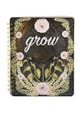 Papaya: Premium Spiral Notebook, Pretty Journal With Illustrated Paper, Quality Stationary Composition Book-106 Pages (Grow)