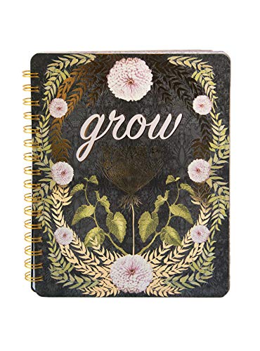 Papaya: Premium Spiral Notebook, Pretty Journal With Illustrated Paper, Quality Stationary Composition Book-106 Pages (Grow)