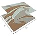 Stylish Camping 159127 9-feet by 12-feet Reversible Mat, Plastic Straw Rug, Large Floor Mat for Outdoors, RV, Patio, Backyard, Picnic, Beach, Camping (Brown/Beige)