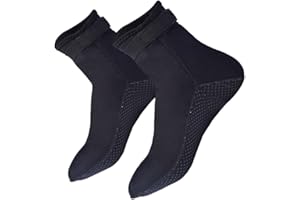 Nachvorn Wetsuits Socks Premium 3mm Neoprene Water Fin Socks for Beach Swim Surf Yoga Exercise Sand Activities