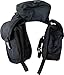 Cashel Quality Deluxe English Front Saddle Bag, Center Pouch and Side Bags, 600 Denier Material - Color Choice: Black or Brown