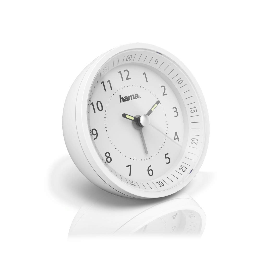 Hama Roundly Radio Alarm Clock White