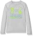 Under Armor Boys' Hybrid Big Logo Long Sleeve T-Shirt