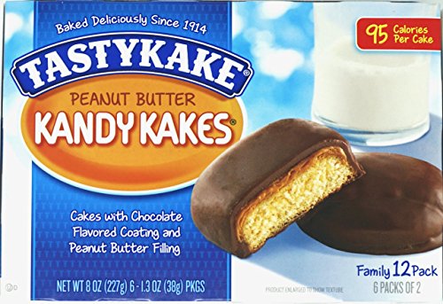 TastyKake Variety Pack! One box (12 count) each of: Tastykake Butterscotch Krimpets, Peanut Butter Candy Cakes, Cream Filled Coffee Cakes and Chocolate Cupcakes with Buttercream Icing! - Thumbnail 2