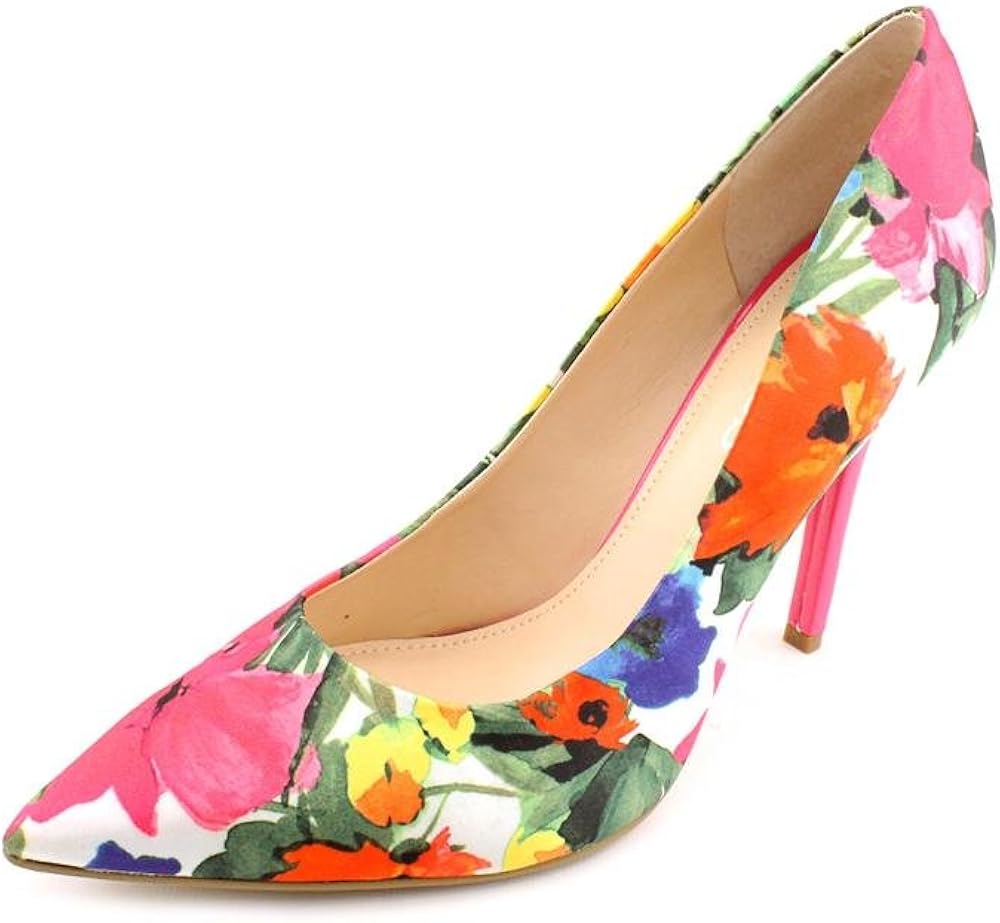 guess pink high heels