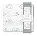 SwaddleDesigns Cotton Muslin Swaddle Blanket, Receiving Blanket for Boys & Girls, Best Shower Gift, 46x46 inches, Black Hedgehog