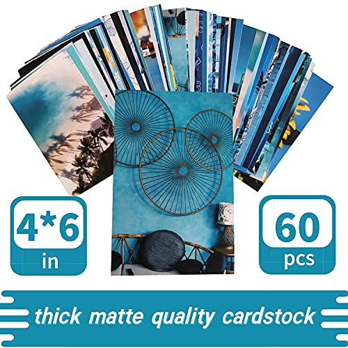 fantasy casa Blue Collage Kit for Wall Aesthetic Decor, 60 Set 4x6 inch Images, Room Decor for Teen Girls, Posters For Room Aesthetic, cool room decor aesthetic, Wall Collage Kit Aesthetic Pictures, Posters Aesthetic, Collage Kit