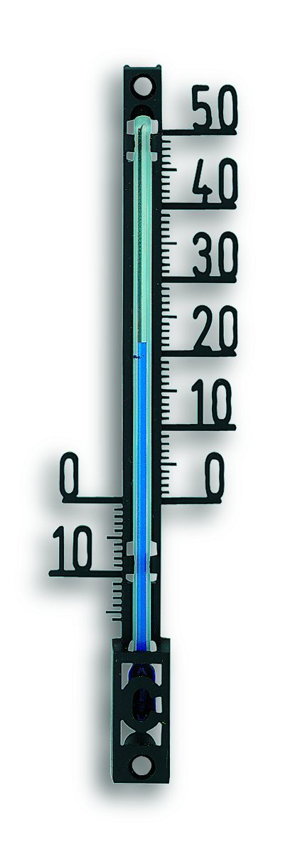 dostmann 12600001 Climate Belt Outdoor Thermometer for Hanging Black