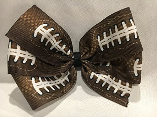 Football Hair Bow, Football Hair Accessories, Football Hair Clip