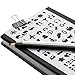 yueton 20PCS 4x7 Inch Bullet Journal Stencils Painting Stencils DIY Craft Stencils Plastic Planner Set for Journal,Notebook,Diary, Scrapbook