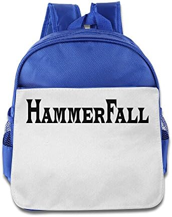 Hammerfall Band Logo Toddler School Backpack RoyalBlue