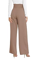 GUOLEZEEV Wide Leg Work Pants for Women Long